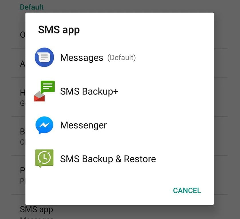 Change Default App In Your Phone