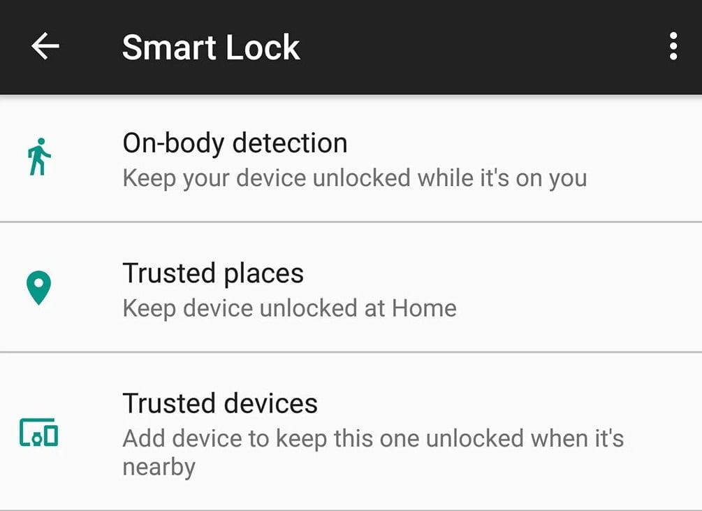 Smart Lock Feature