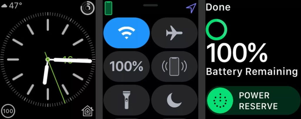 Swipe Up>Touch %>Get The Battery Details